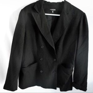 Halston Lifestyle Black Blazer Size 10
